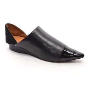 10 Crosby Derek Lam Ava Black Pointed Toe Flat 7 M